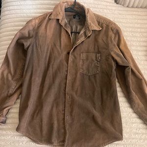 Stussy corduroy button up